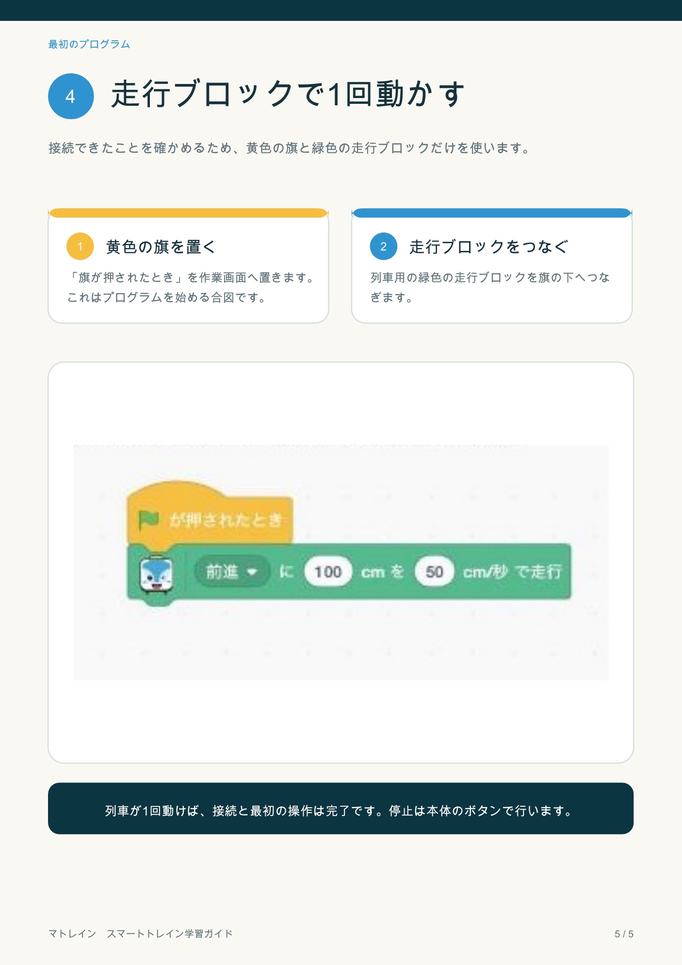 スクラッチの始め方 5ページ目