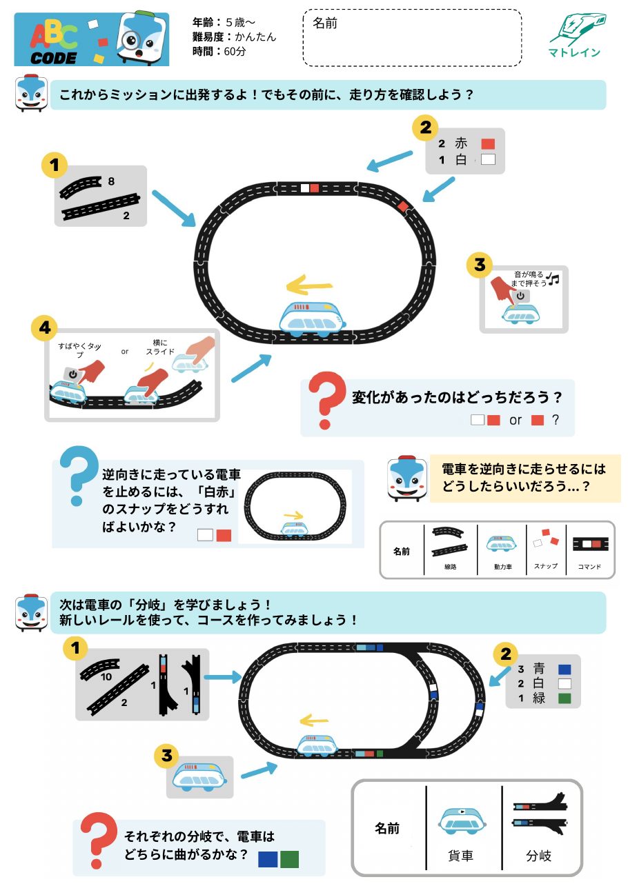 冒険に出かけよう 課題の1ページ目