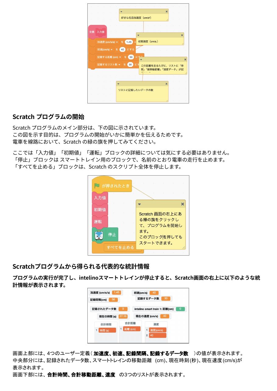 一定の加速 学習資料 2ページ目