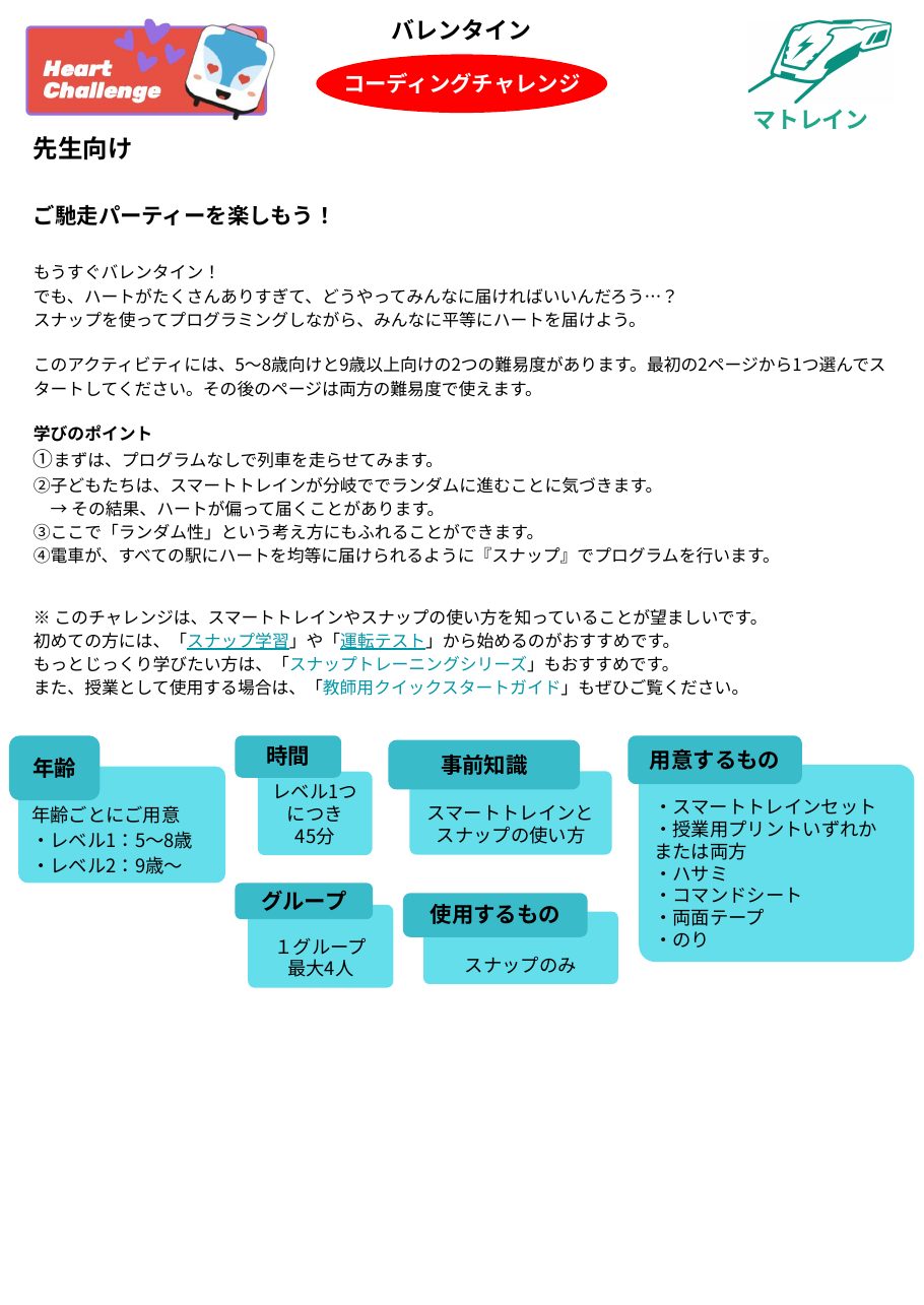 バレンタイン 1枚目の資料